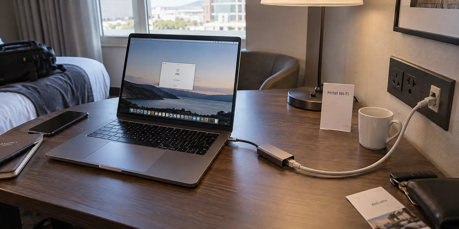Hotel Ethernet vs Hotel Wi-Fi With a VPN: Use the Cable for Stability, Not Security