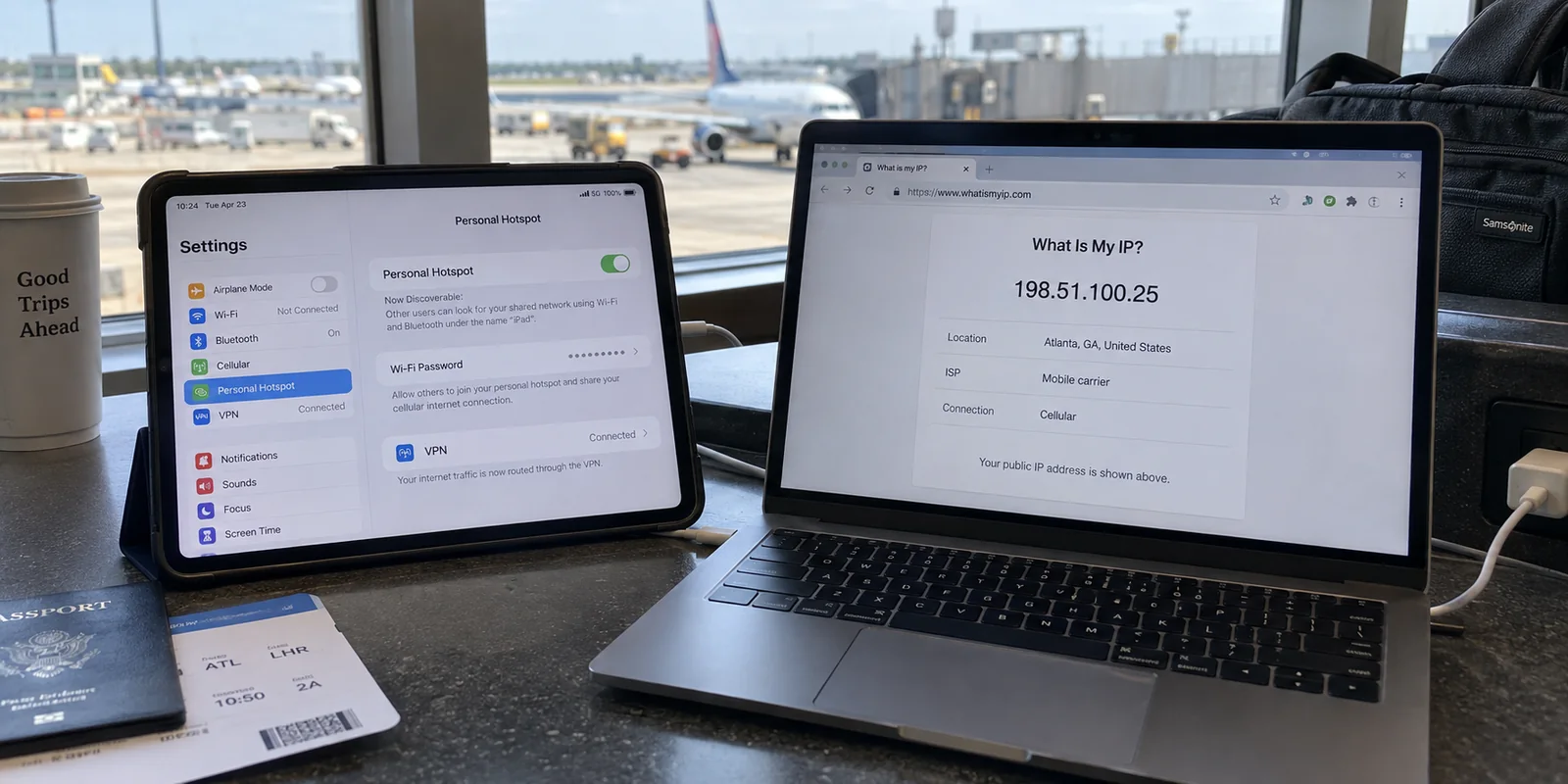 iPad Hotspot VPN Sharing: Put the VPN Where the Traffic Actually Starts