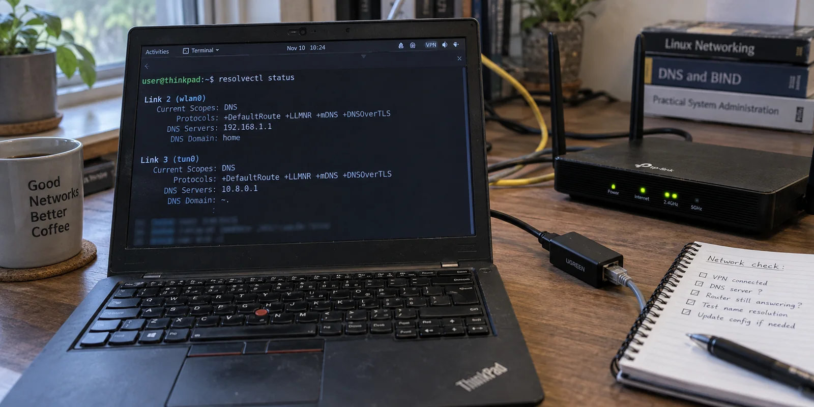 NetworkManager VPN DNS Leak: Fix the Resolver Policy, Not /etc/resolv.conf