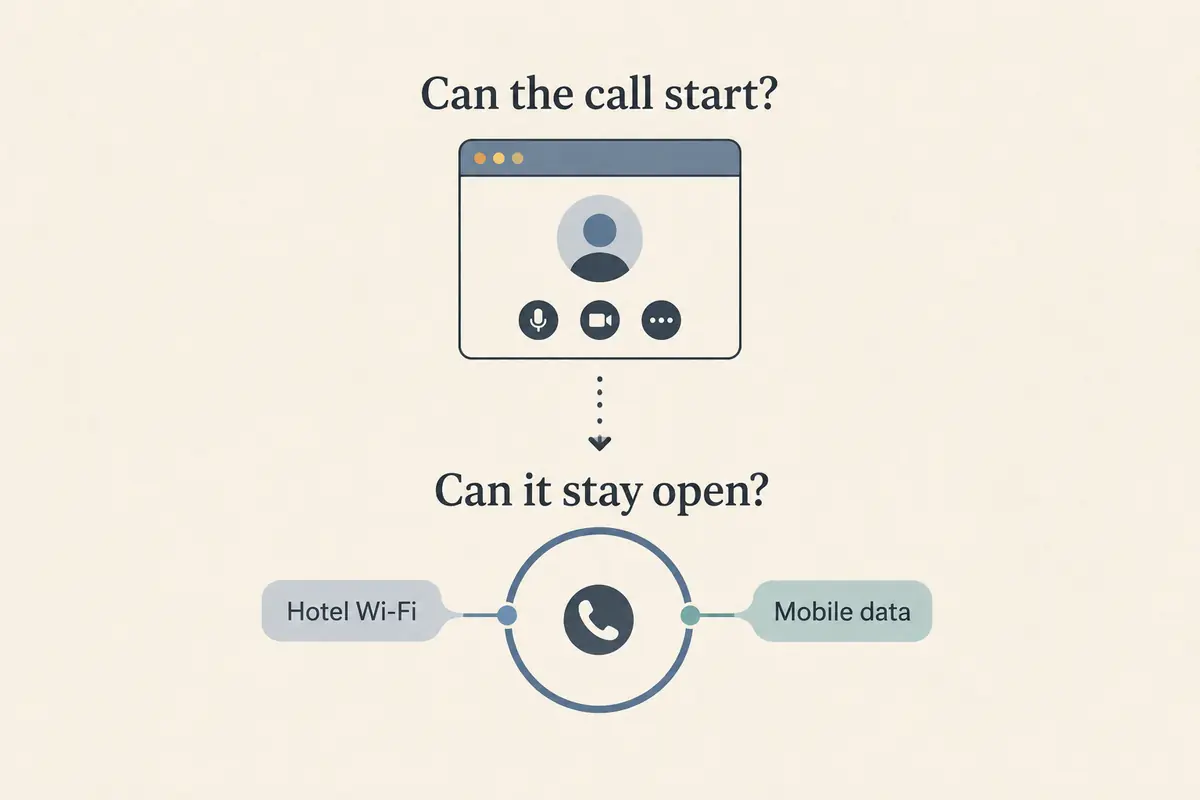 Making Video Calls in Egypt: Test the Call Before Blaming the Connection