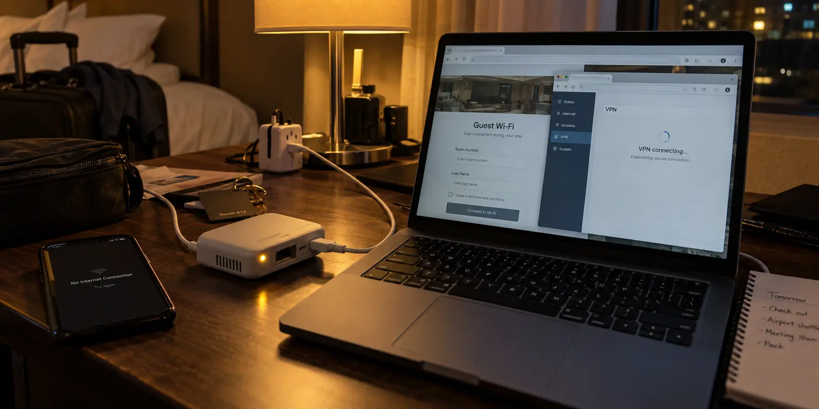 Travel Router VPN Setup: The Hard Part Starts After You Leave Home