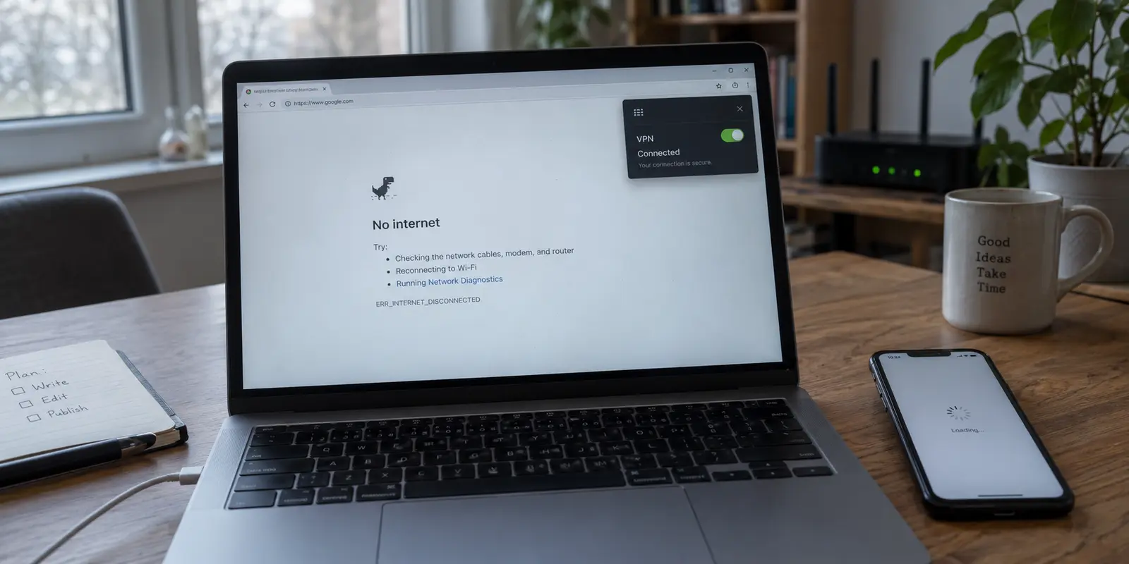 VPN Connected but No Internet? Find the Break Before You Reset Anything