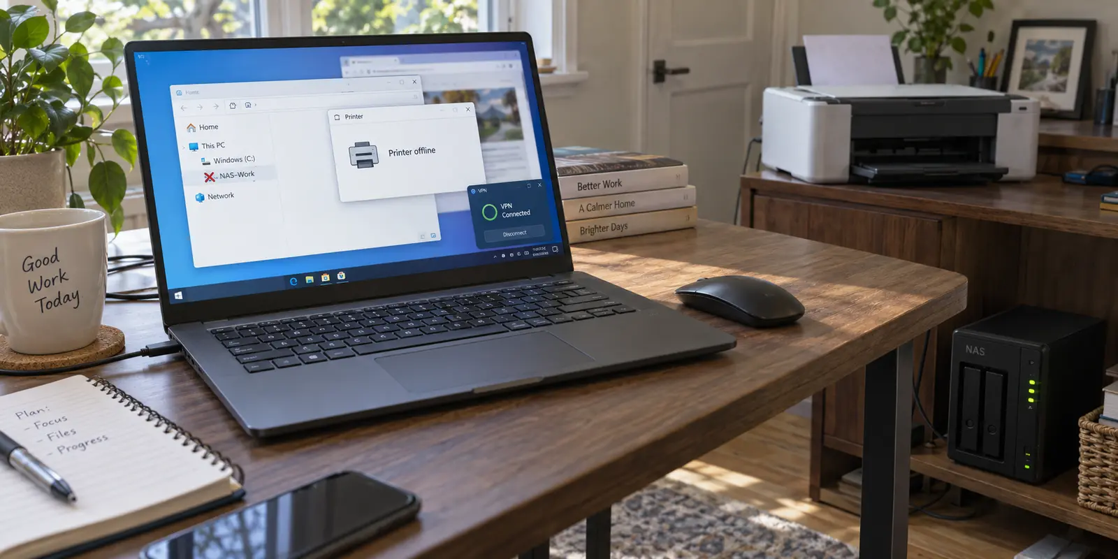 Windows VPN Blocks Your Printer and NAS? Find Out Whether It’s LAN Access or Just Discovery